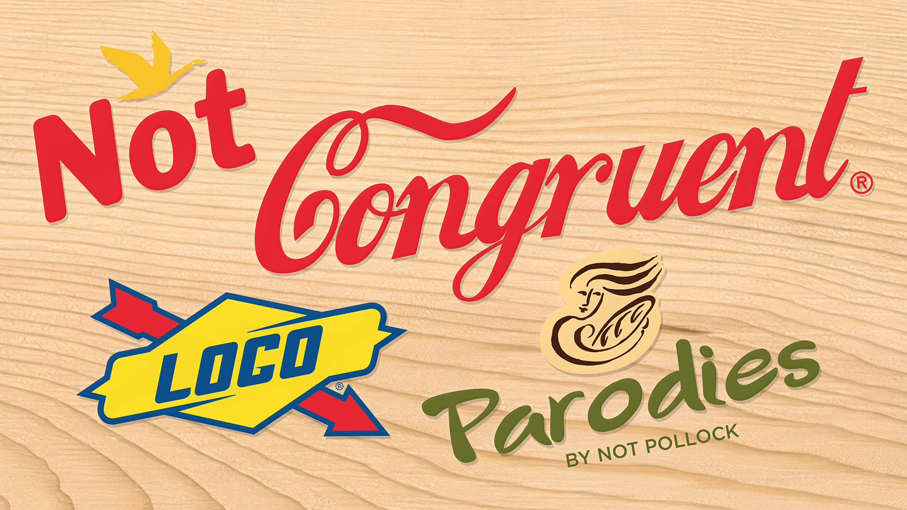 Not Congruent Logo Parody