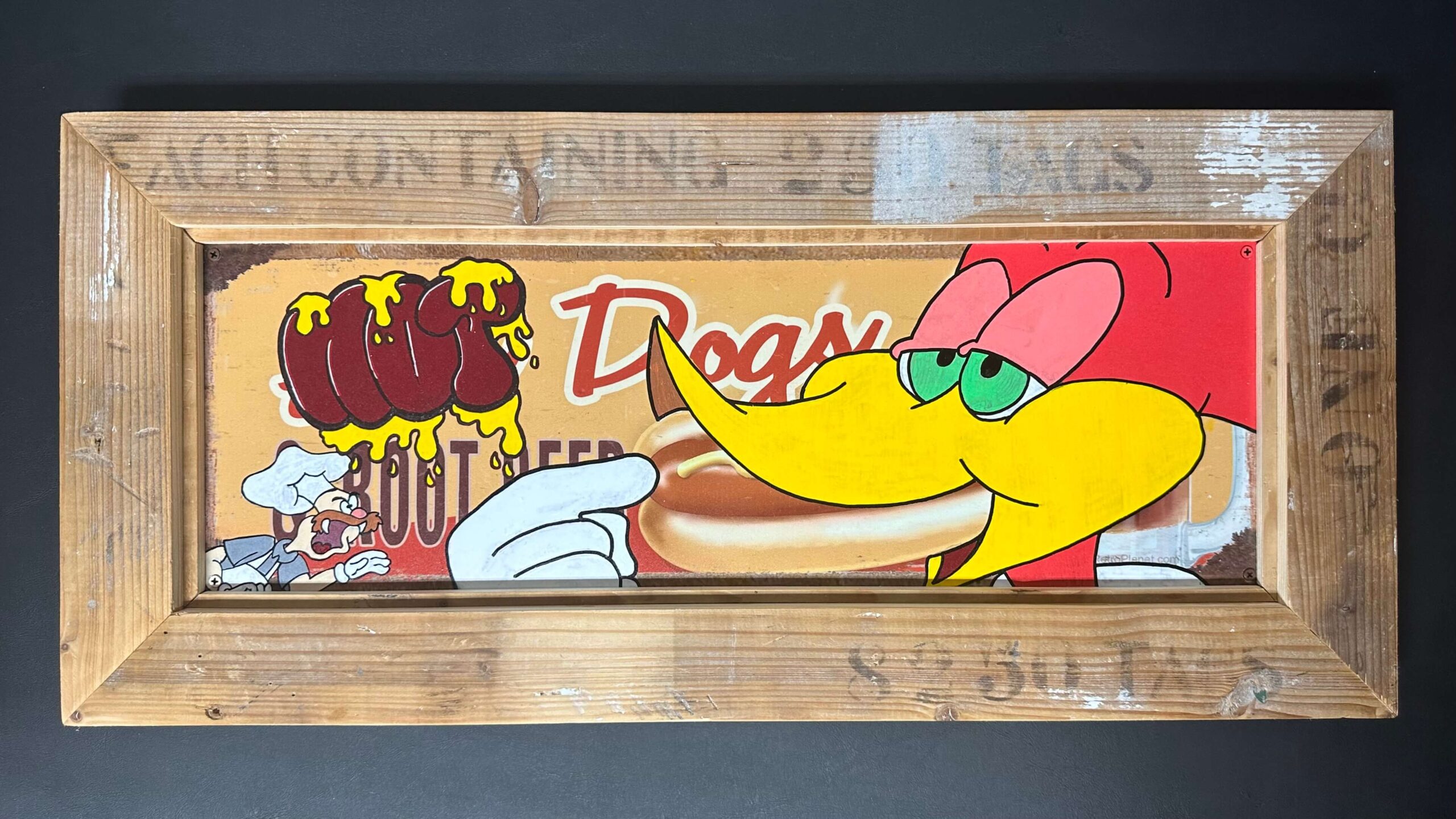 Frivolous Device 0004: Pecker Eating a Wiener